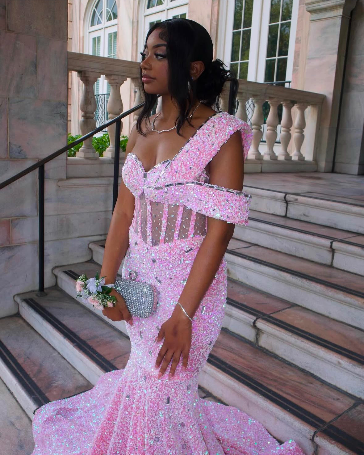 Blush Radiance Gown