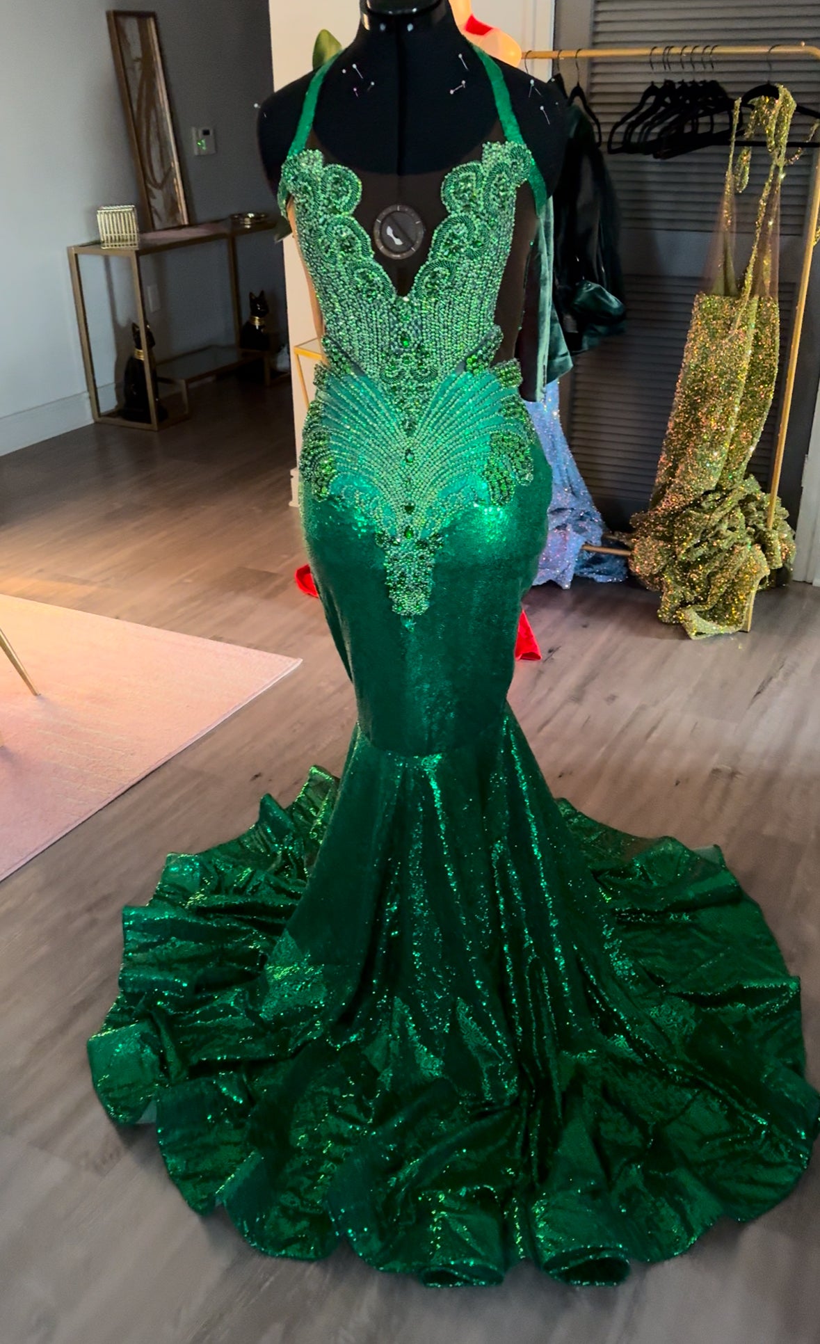 Emerald Envy Gown