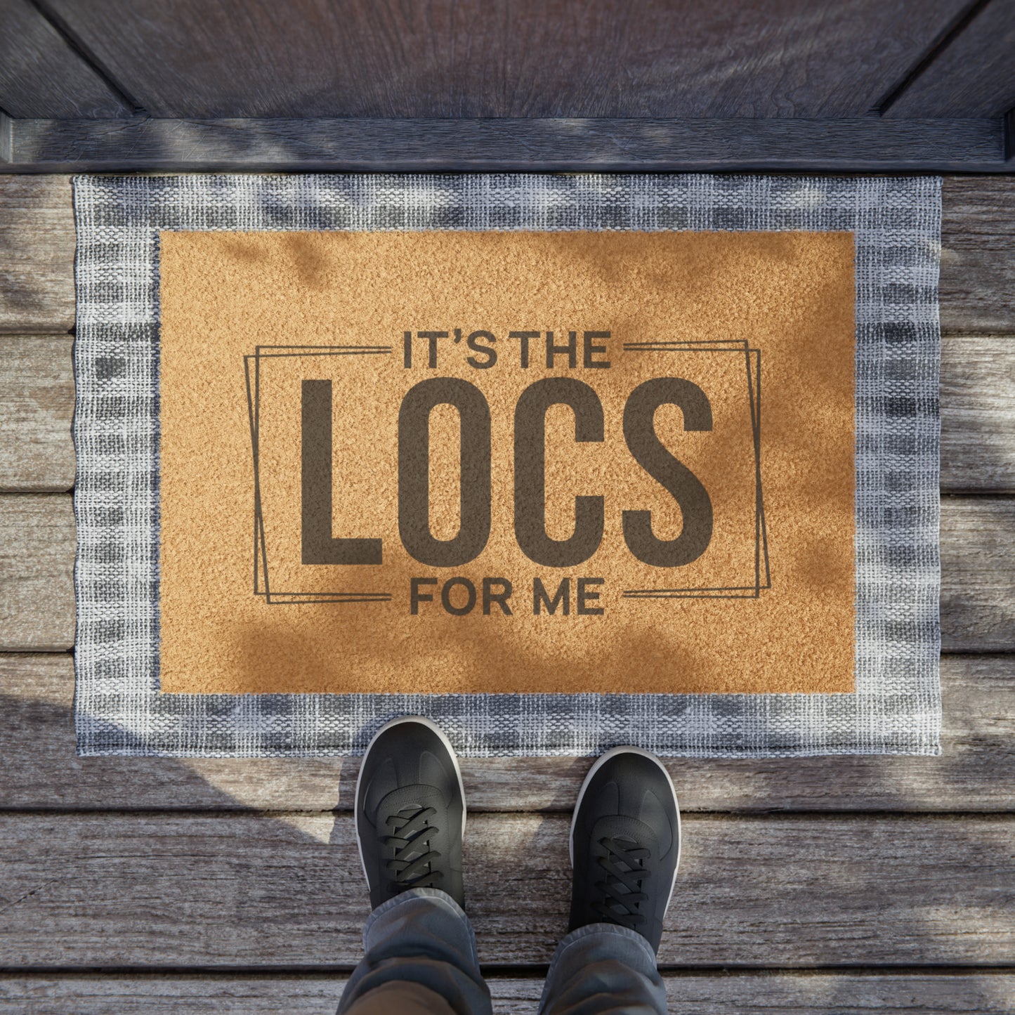 It's The Locs For Me Doormat