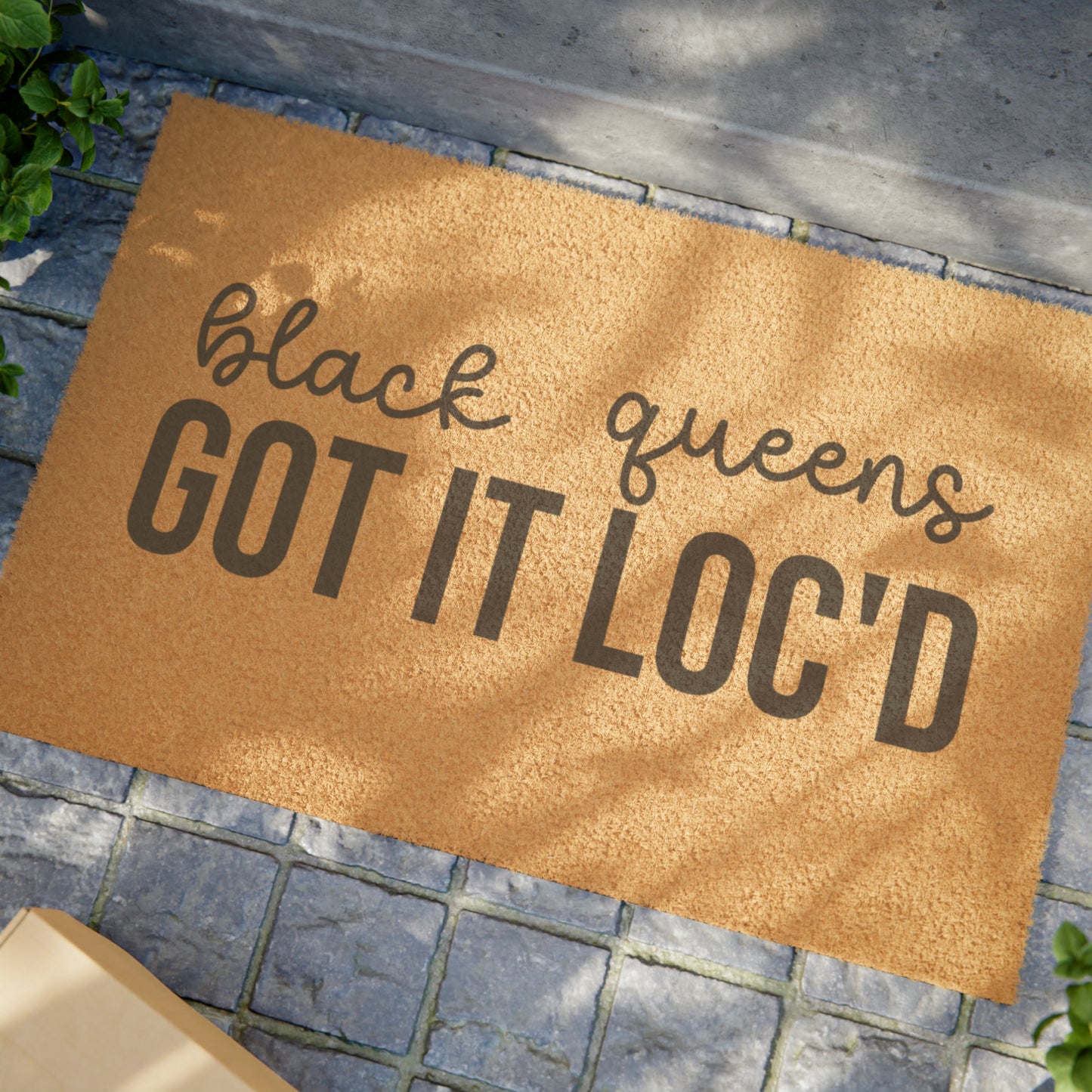 Black Queens Got It Loc'd Doormat