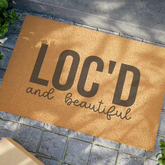 Loc'd & Beautiful Doormat