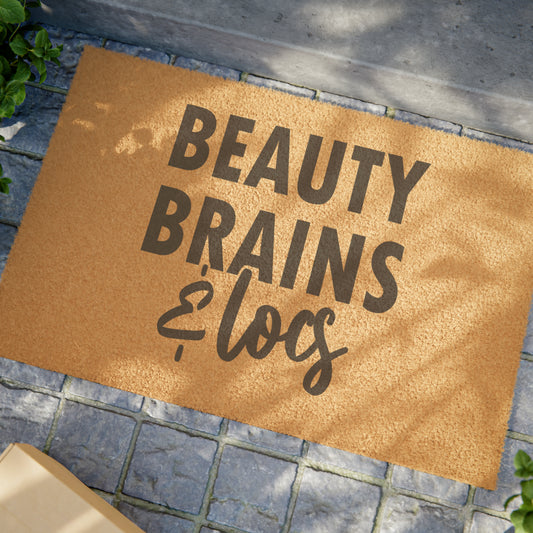 Beauty Brains & Locs Doormat