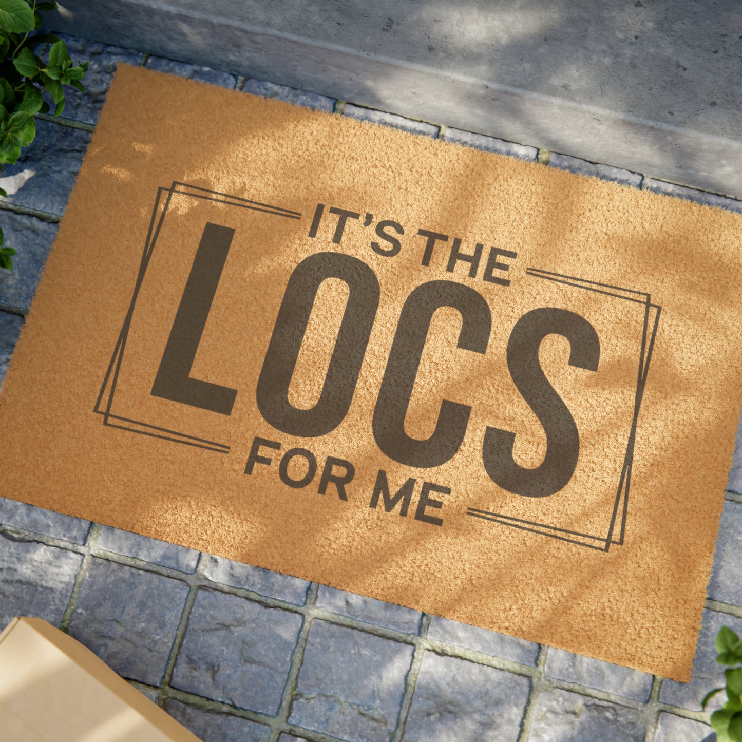 It's The Locs For Me Doormat