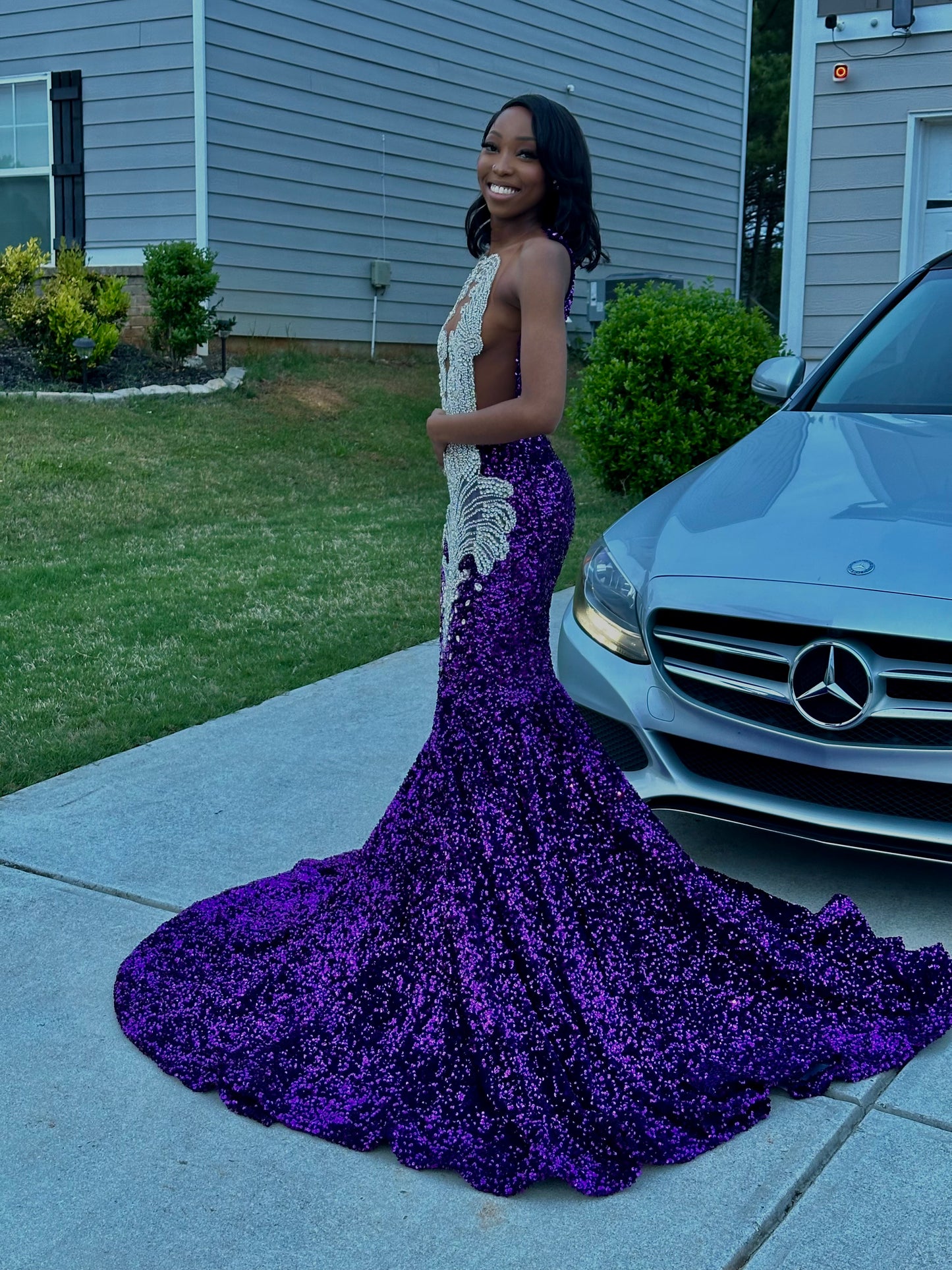 Midnight Purple Gown