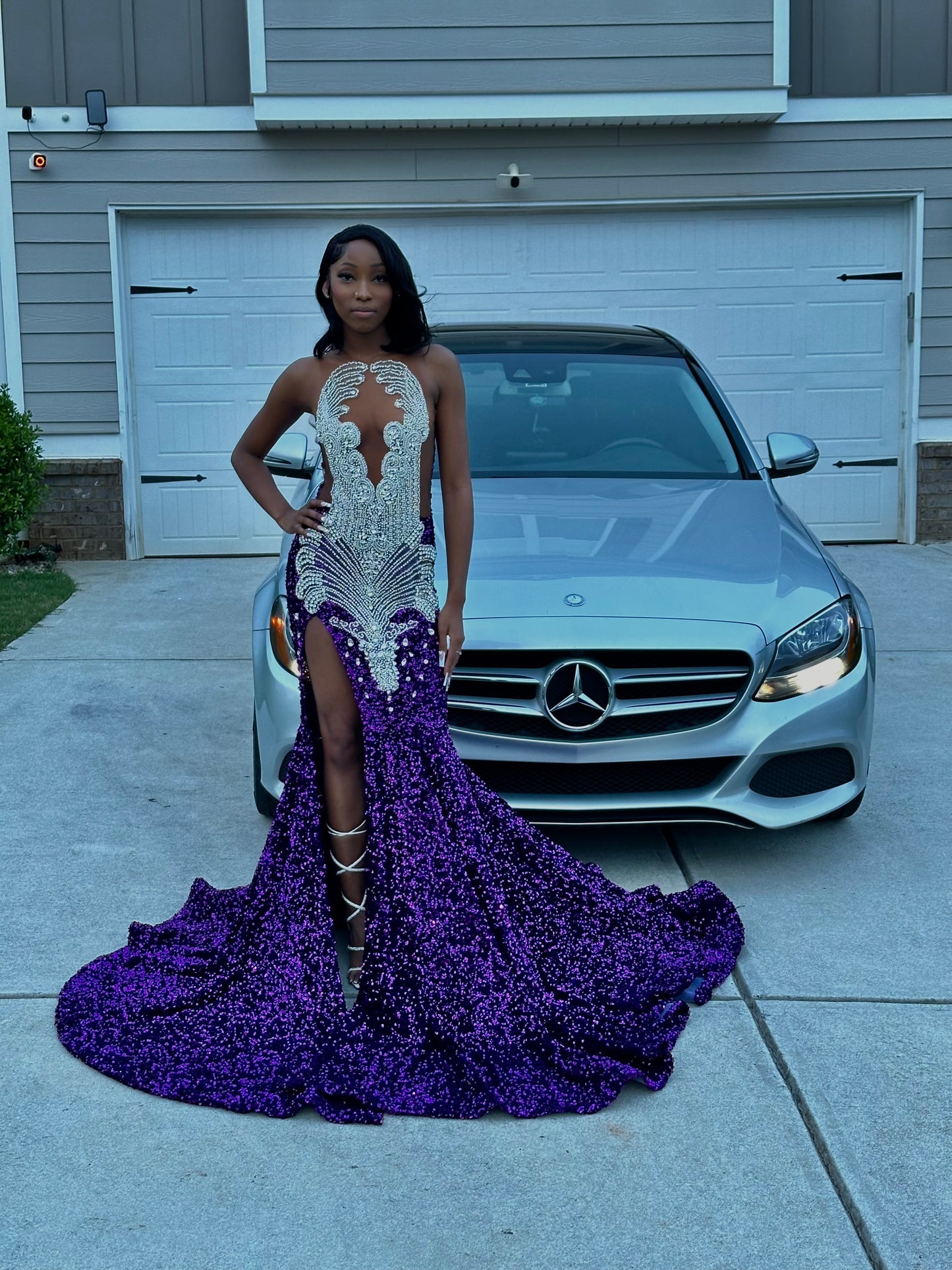 Midnight Purple Gown