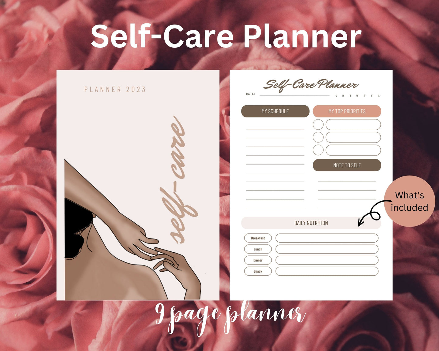 Self-Care Planner 23’