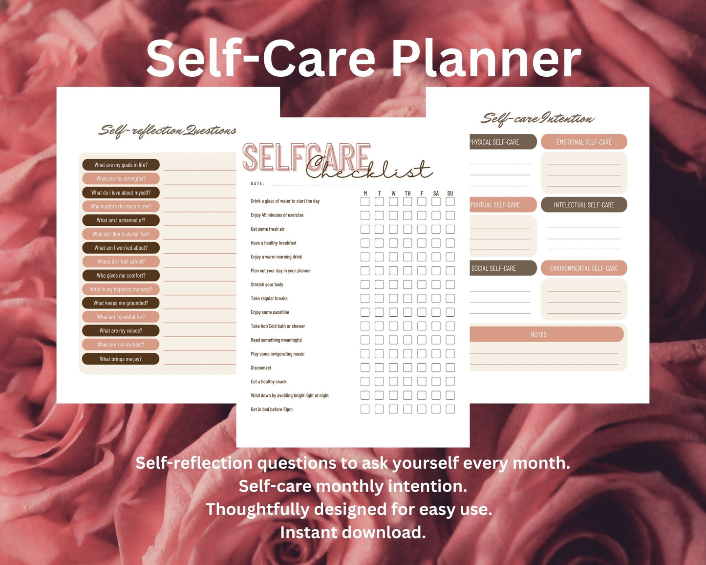 Self-Care Planner 23’