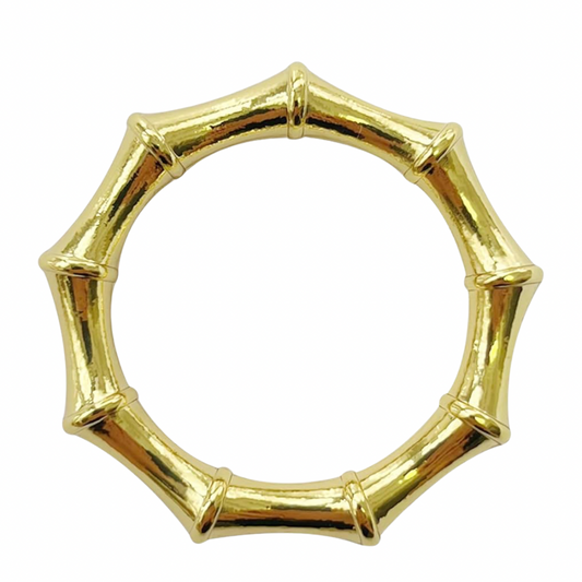 Gold Bamboo Loc Rings
